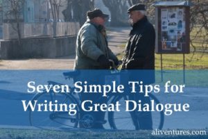 Seven Simple Tips for Writing Great Dialogue (title image)