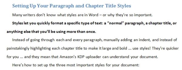 A Quick Guide to Formatting Your Microsoft Word Manuscript for Amazon’s ...