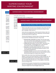 Supercharge Your Writing Environment pages